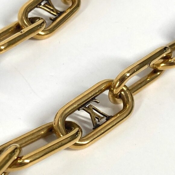 LOUIS VUITTON M80177 Collier Signature Chain Accessories Necklace - Picture 5 of 11